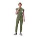 Women Washing Clothes High Quality Operating Room Medical Nurse Uniform Work Clothes Bat Sleeve Jumpsuit_ecoleips.com