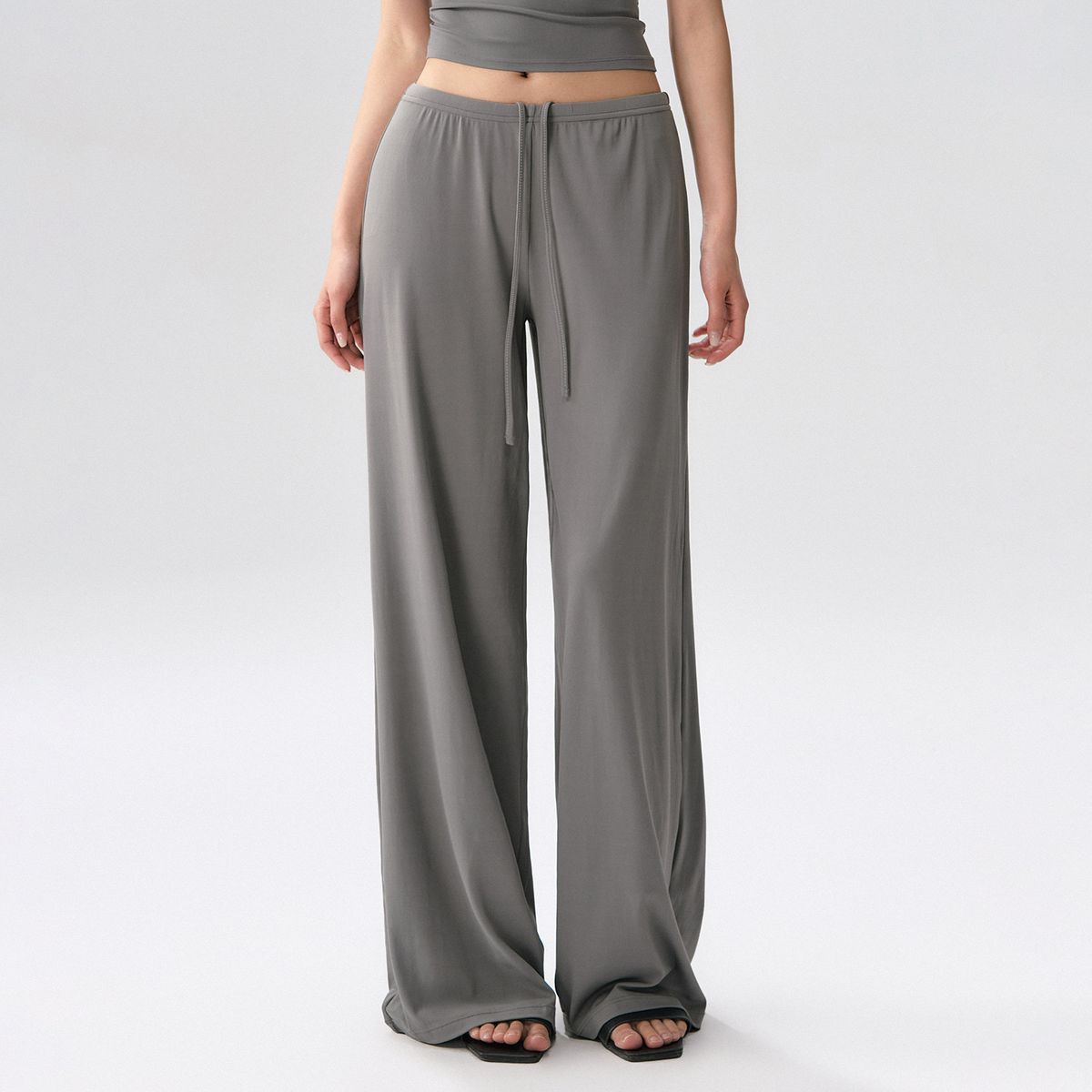 Thin Loose Yoga Pants Cool Running Casual Wide Leg Sweatpants Skinny Pilates Training Fitness Pants_ecoleips.com