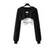 Women's Autumn Three Piece Set Short Sweatshirt Vest Loose Jogger Cargo Pants New Style Clothing_ecoleips.com