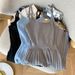 Women's Clothing Summer New Solid Color Sweet Hot Girl Pure Desire Style Suspender Skirt Knitted Skirt Pleated Dress_ecoleips.com
