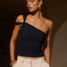 Trendy New Women's Fashion Design Irregular Strap Off-Shoulder Tube INS Top High-End_ecoleips.com