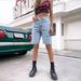 Women's Clothing High Waist Slim Loose Chain Straight Jeans Horse_ecoleips.com
