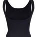 Women's Sleeveless Ribbed Tank Top Stretchy And Breathable Polyester Vest Black Or White Soft And Stretchy Polyester S to XL_ecoleips.com