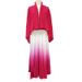 Women's Clothing Plus Size Summer Skirt Set For Women Slimming Two Piece Set Long Skirt Pleated Top Long Sleeve For Formal & Casual_ecoleips.com