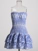 Women’s Clothing Holiday Style Ruffled Tube Top Embroidered Mini Skirt Female Waist Cake Skirt_ecoleips.com