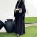 2025 Women's New Abaya Muslim Cardigan Robe Color Block Embroidery Outerwear_ecoleips.com