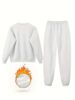 Women's Hooded Sweatshirt & Wide-Leg Pants Set - Oversized Casual Pullover Tracksuit In Black/Gray (S-XXL)_ecoleips.com