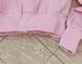 Women's Pink Oversized Hooded Zip-Up Sweatshirt With Embroidery - Cute Fall Loungewear For Petite Girls_ecoleips.com