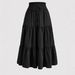 Aria Basics Aria Basics Independent Site European And American Cross-border Foreign Trade Bohemian A-line Flowing Layered Cake Skirt_ecoleips.com