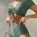 Women's Clothing Suit Sexy Lace Bow Fashionable Beach Suit_ecoleips.com