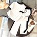 Women's Summer Short Sleeved Top And Pants Set Color Block Print Unique Design Casual Sportswear_ecoleips.com