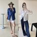 French White Long Sleeve Shirt For Women, Summer Thin Loose Old Money Style Cotton Linen Shirt, Sun Protection Outerwear_ecoleips.com