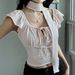 Y2k Fashion Sleeveless Top For Women - Trendy U-Neck Cropped Vest In Soft Pink - Polyester Stretch Casual Wear For Party & Daily Outfits (S/M/L/Xl)_ecoleips.com