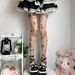Unique Black Sweet Musical Note Women's Pantyhose, Thin Lolita Stockings, Wholesale Direct From Manufacturer_ecoleips.com