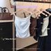 Aria Basics Aria Basics European And American Style Ruched Double-layer Camisole Women, 2025 Summer New Model, Suitable For Outerwear Or_ecoleips.com