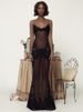 Sexy Bodycon Mini Dress Sleeveless V-Neck Lace Trim A-Line Summer Dress For Women_ecoleips.com