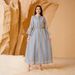Modest Abaya Dress Women's Elegant Long Dress With Middle East Cross-Over Embroidery Bell Sleeves Pullover Style For Dubai Fashion_ecoleips.com