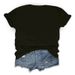 Women's Oversized Graphic Print T-Shirt Soft Cotton Blend Casual Tee Trendy Lettering Top_ecoleips.com