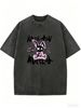 Oversized Y2K Rabbit Graphic T-Shirt Women Vintage Washed Goth Streetwear Harajuku Loose Cotton Tee_ecoleips.com