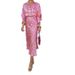 Spring New Arrival Women's Clothing V Neck Long Sleeve Printed Suit Fashionable Commuter American Style Elegant_ecoleips.com