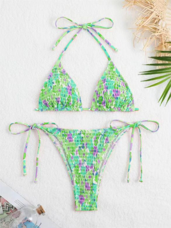 Women's Clothing Spot Sexy Three Point Strap Bikini Suit_ecoleips.com