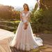 Women's Clothing High Waisted Long Sleeved Wedding Dress Luxury Travel Photography Gown Heavy Duty Train Fashion High End Temperament_ecoleips.com