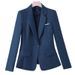 Women's Suit Set – Professional Office Blazer & Pants/Skirt, Polyester-Viscose Blend For Business & Formal Occasions (S-XXXXL)_ecoleips.com