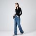 Nanyou High-End Lyocell Wide-Leg For Women, 2025 Spring New Style, Loose, Slimming, Straight-Leg, Floor-Length Jeans_ecoleips.com