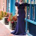 Women's Clothing Large Size Slim One Shoulder Dress Bridesmaids Banquet Small Dress_ecoleips.com