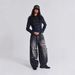 Men Women Retro High Street Style Washed Denim Jeans Straight Leg Trousers Y2K Trendy Brand_ecoleips.com