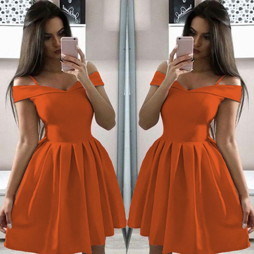 Women's Clothing Suspender Waist Pleated Dress Mid Length Skirt Hot Selling Sexy Dress_ecoleips.com
