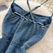 Vintage French Style Square Neck Halter Denim Dress - Elegant Backless Midi Dress With Single Row Buttons For Women_ecoleips.com