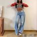 Women's Clothing High-Waisted Straight Leg Jeans Retro Loose Fit Denim Pants Long Wide Leg Spring/Autumn Fashion_ecoleips.com