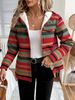 Retro Hooded Women's Jacket Fleece Lined Windproof Outerwear For Autumn And Winter_ecoleips.com
