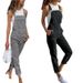 European And American Cross-Border Denim Overalls Plus Size Women's Pants Solid Color Jeans NK311_ecoleips.com