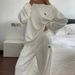 Trendy Matching Tracksuit Set For Women - Oversized Hoodie & Jogger Pants, Casual Streetwear Outfit (White/Black/Brown/Rose)_ecoleips.com