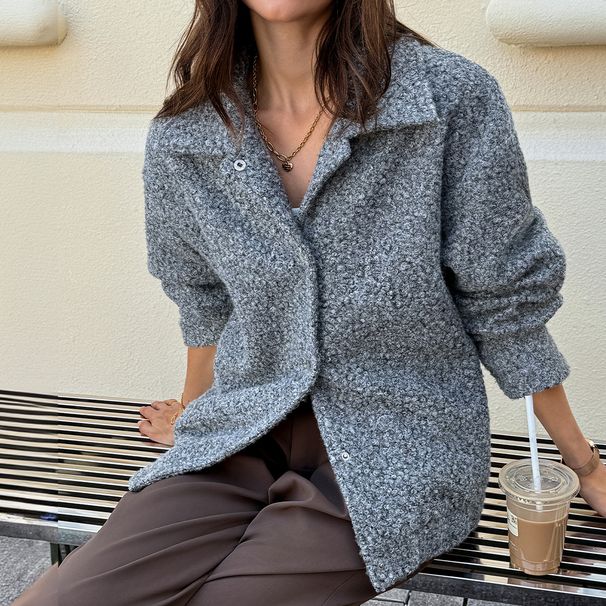 Women's Clothing Elegant Long Sleeved Jacket Vest Coat European American Style Autumn Winter Outerwear For Ladies_ecoleips.com
