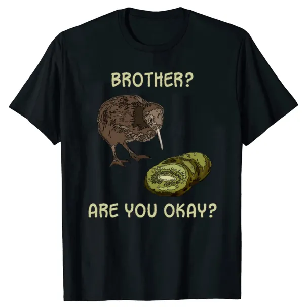 Funny The Kiwi Is Dead T Shirts Summer Graphic Streetwear Short Sleeve Bird Lover Gifts T-shirt Women Clothing Summer Streetwear_ecoleips.com