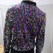 European And American Foreign Trade New 's Top Fashion Gold Sequin Personality Short Zipper Jacket Coat For_ecoleips.com