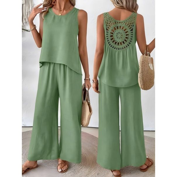 Solid Color Floral Back Suit Casual Fashion Women's Clothing Style New Arrivals_ecoleips.com
