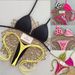Brazilian Sexy Beach Swimsuit Women's Two Piece Bikini Fashionable Swimwear_ecoleips.com