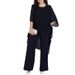 Aria Basics 2025 European And American Cross-border Clothing Loose Casual Solid Color Women's Chiffon Top 2-piece Set_ecoleips.com