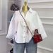 Women's Loose Fit Striped Collar Shirt Top - Sweet & Fashionable Casual Blouse For Autumn_ecoleips.com
