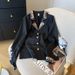 Women's Clothing Early Autumn New Suit Collar Temperament Heavy Embroidery Long Sleeved Chiffon Shirt Women's Tops_ecoleips.com