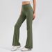 Women's Clothing High Waist Hip Lifting Micro Flared Yoga Pants Breathable No Embarrassing Line Sports Fitness Pants_ecoleips.com