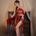 Sexy Lingerie Nightwear Pure Hanfu Belly Pocket Set Sexy Classical Embroidery Perspective_ecoleips.com