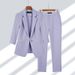 Spring Summer New Elegant Su Jacket Matching Set Women's Korean Chic Blazers Coat Pants 2 Piece Female Professional_ecoleips.com
