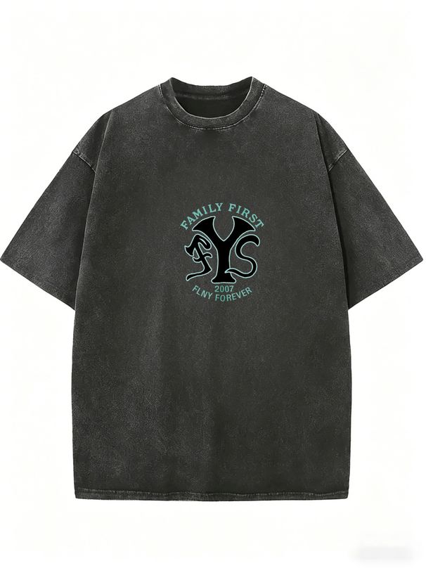 Ladies Baggy Casual T-Shirt, Distressed Washed Basic Summer Staple_ecoleips.com