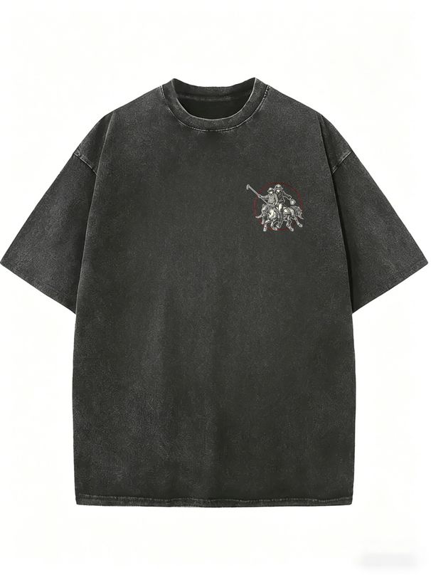 Women's Vintage Streetwear T-Shirt, Comfortable Relaxed Fit Casual Top_ecoleips.com