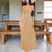 Summer Sexy U Shaped Suspender Dress for Women European And American Style Full Swing Design New 2026 Fashion for Foreign Trade Cross Border_ecoleips.com